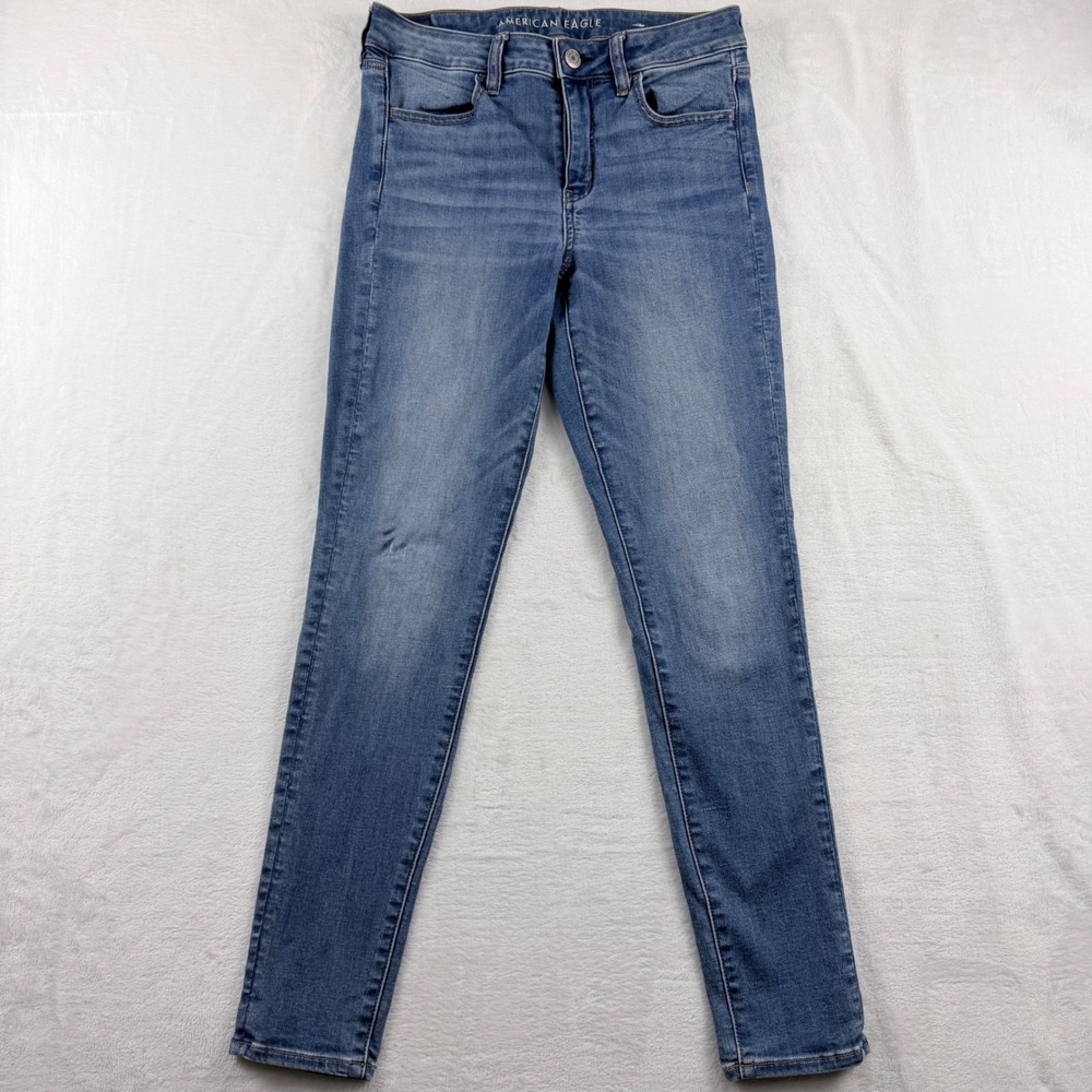 American Eagle Jegging Next Level Stretch Medium Wash Size 8